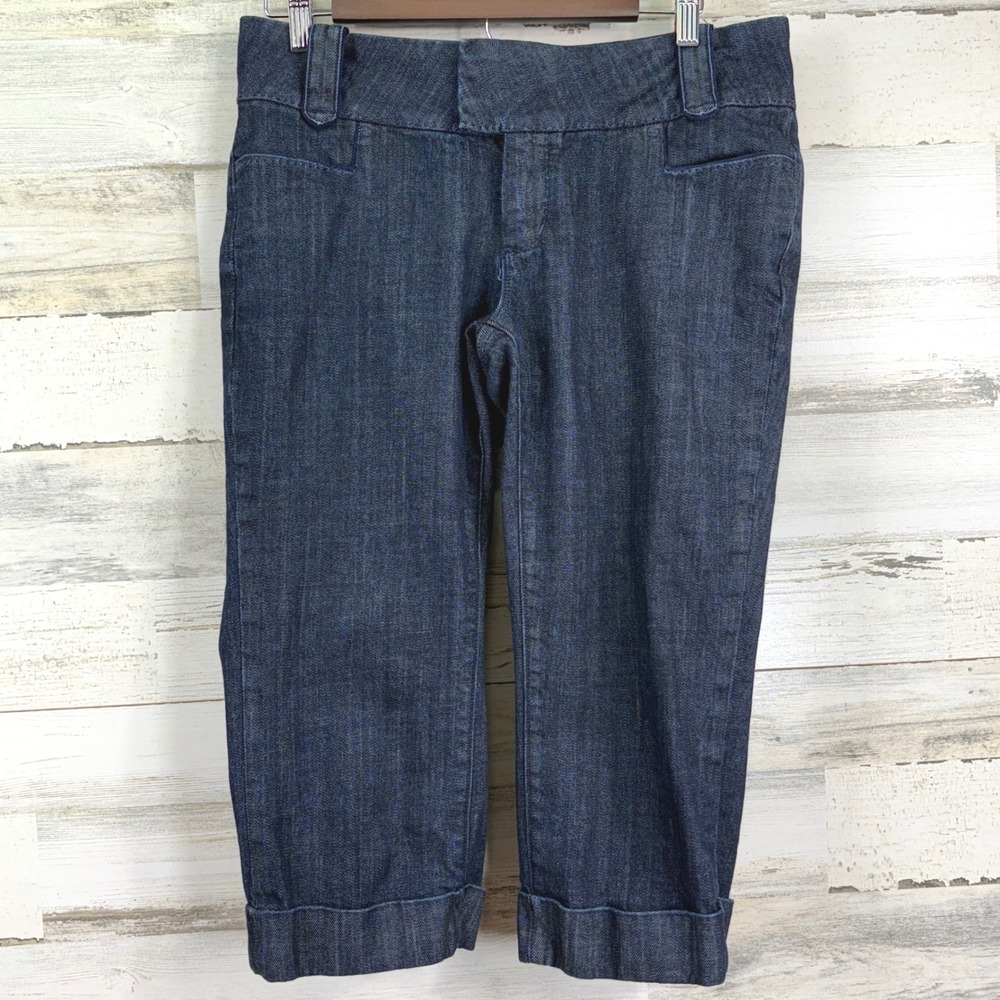 Banana Republic Dark Blue Cropped Jeans - Women's Ankle